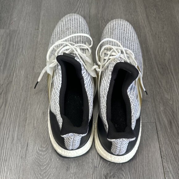 Size 17- adidas UltraBoost White Gold Metallic Running Shoes Sneakers main image 4